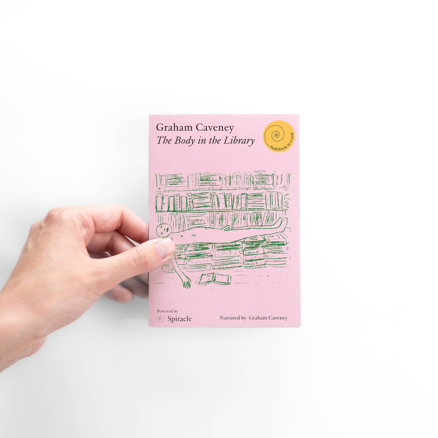 Audiobook in a Card: The Body in the Library
