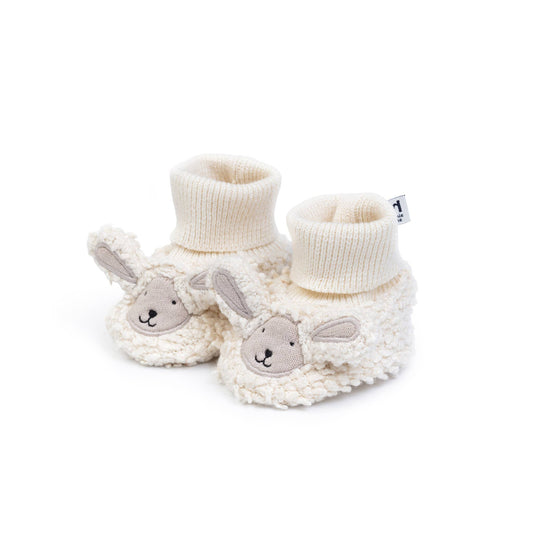 Cotton Knit Baby Slipper Socks | Sheep