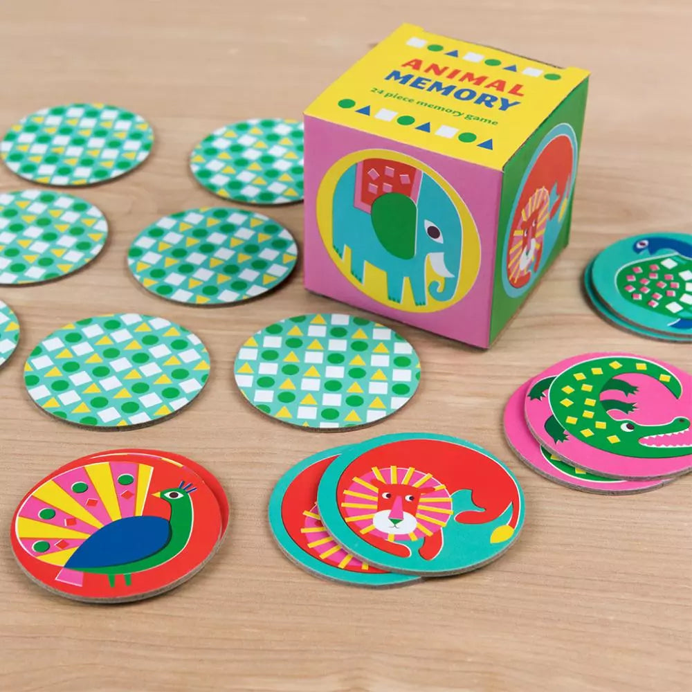 Animal Memory Game (24 pieces)