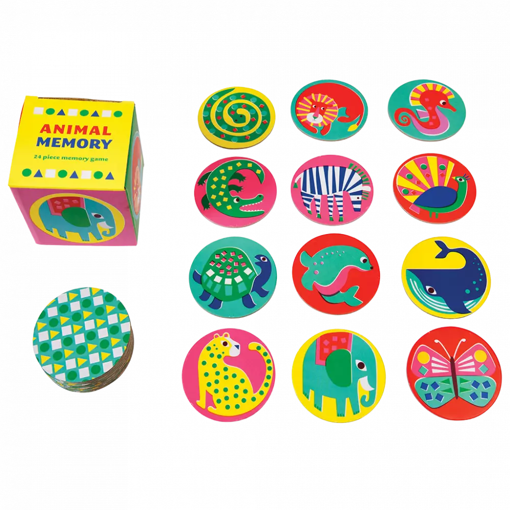 Animal Memory Game (24 pieces)