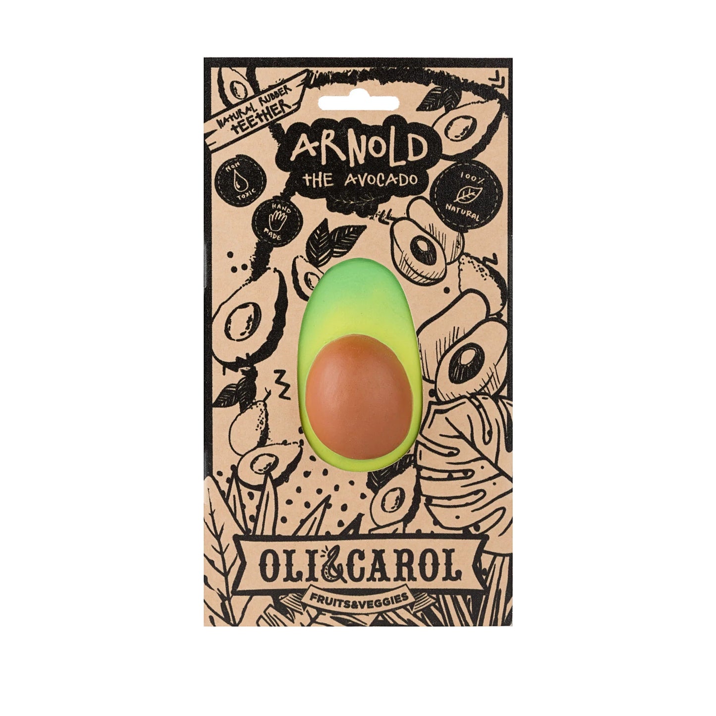 Arnold the Avocado Chewable Teether