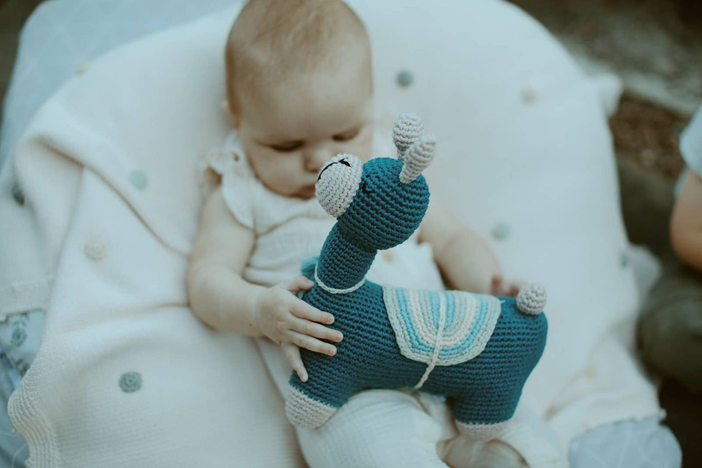 Baby Toy pull-along - horse brown sugar