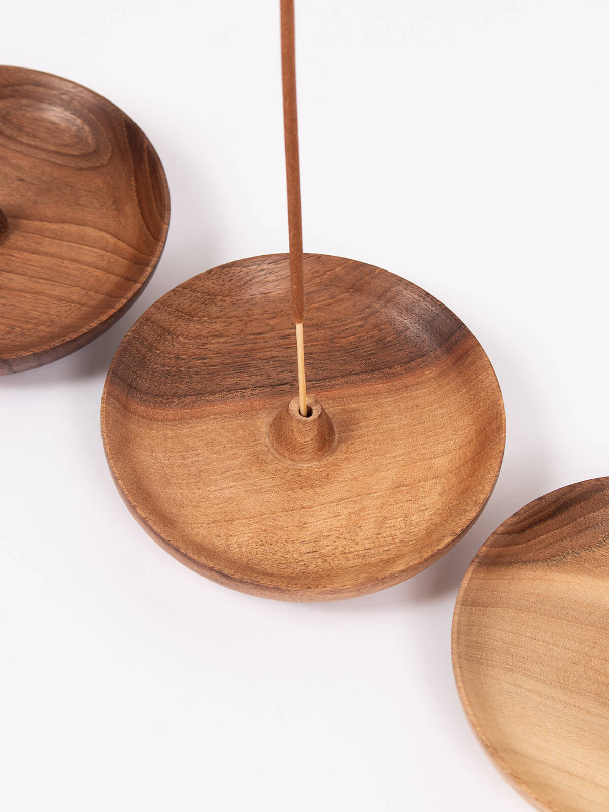 Walnut Wood Incense Holder