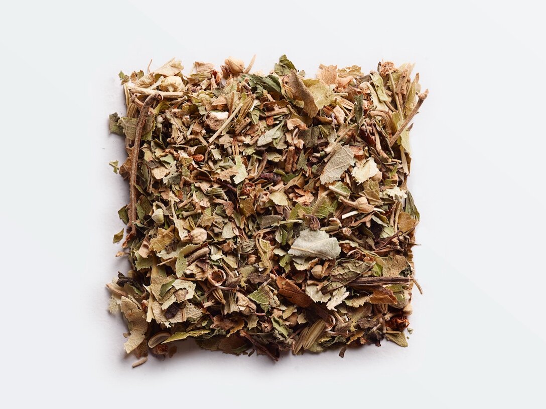 The Every Space 15 biodegradable Breath Herbal Tea bags infused with Ashwagandha & Lemon Balm by Lab Tonica