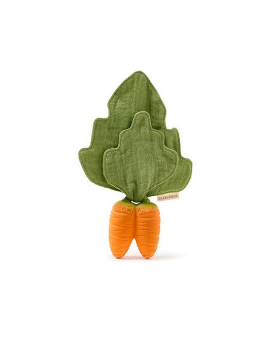 Cathy the Carrot Mini Doudou - Teether