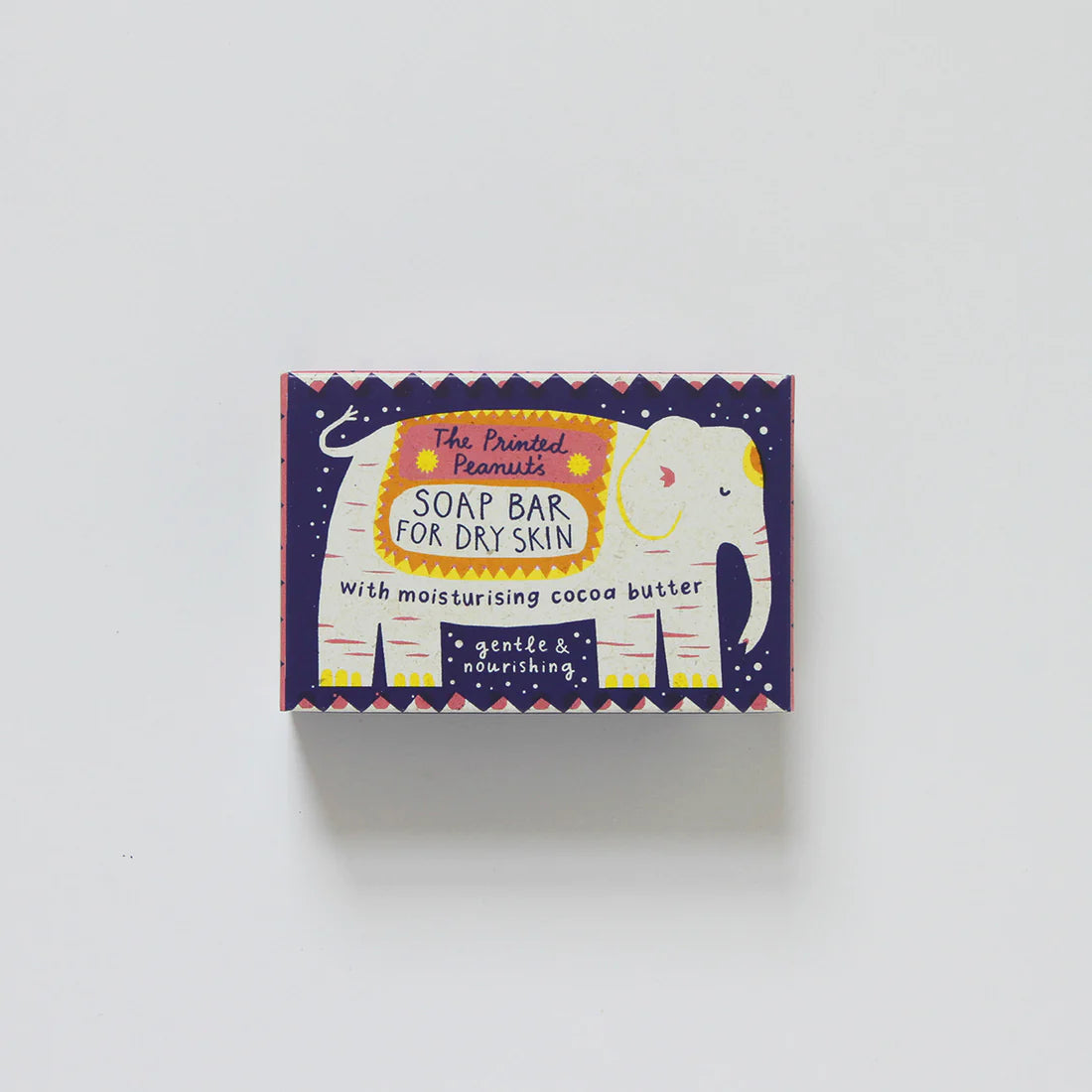 The Every Space Cocoa Butter Soap bar with peppermint & exfoliating poppy seeds by The Printed Peanut