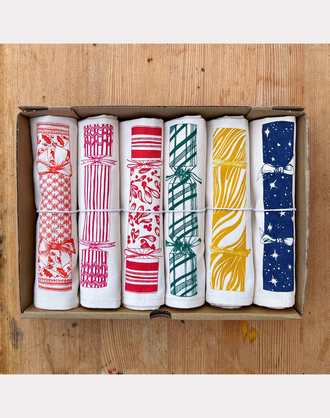 Christmas Cracker Napkin Gift Set
