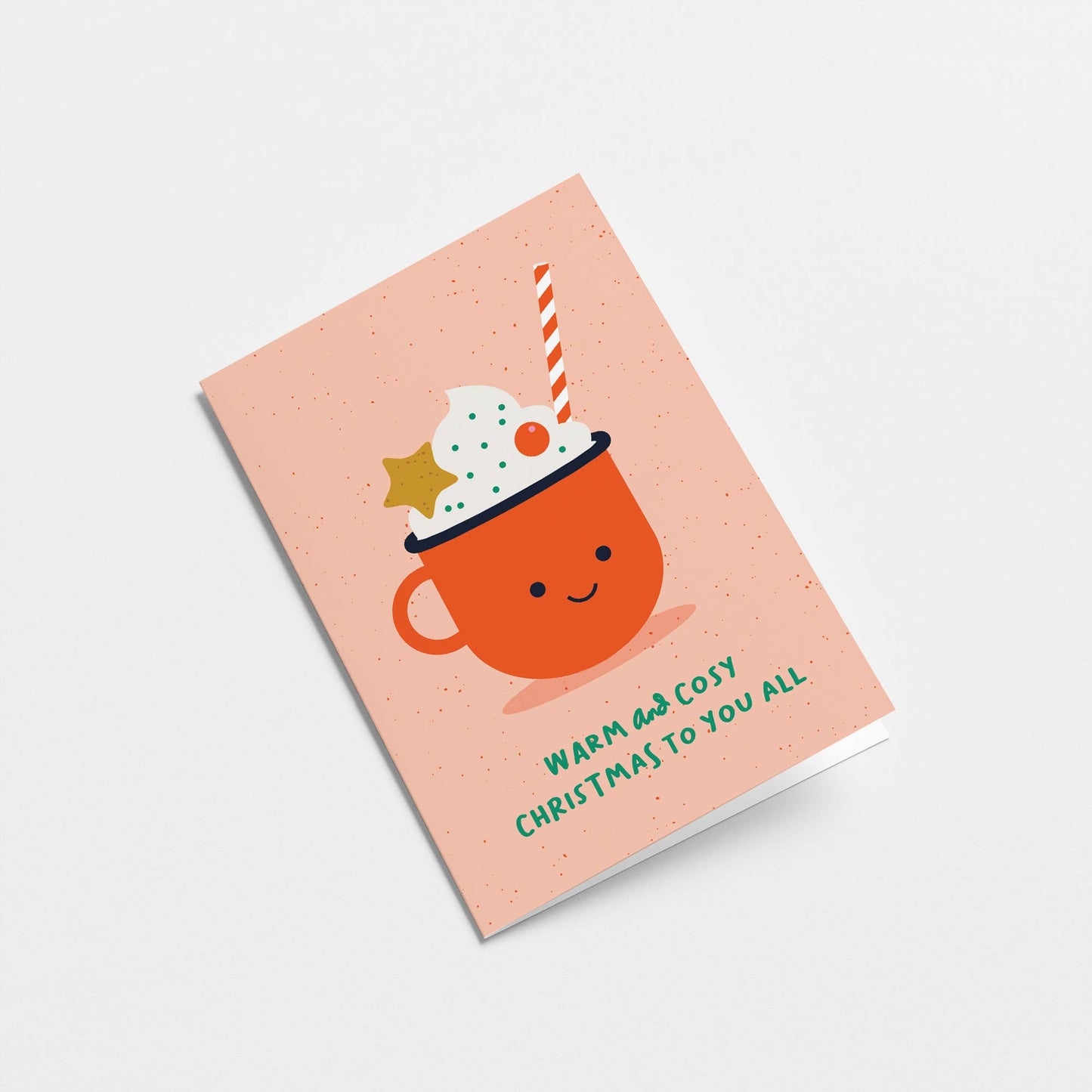 Warm and Cosy Christmas to you all - Greeting Card: Cello free / English
