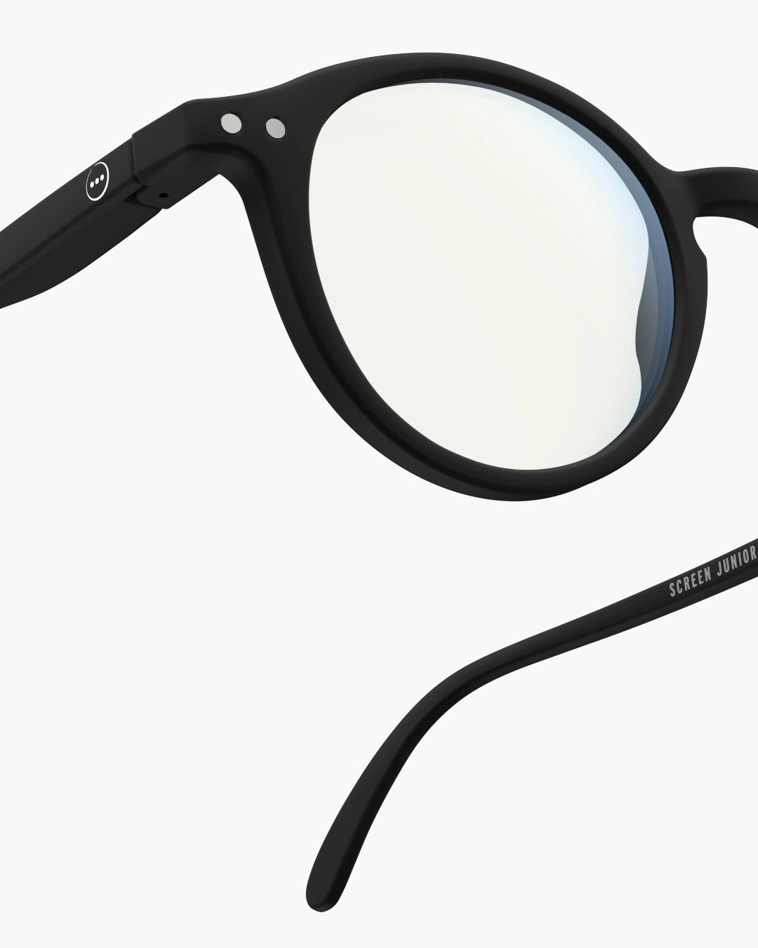 The Every Space Blue Light Glasses TEENS 5-10 Year olds Black style #D protective screen glasses by Izipizi