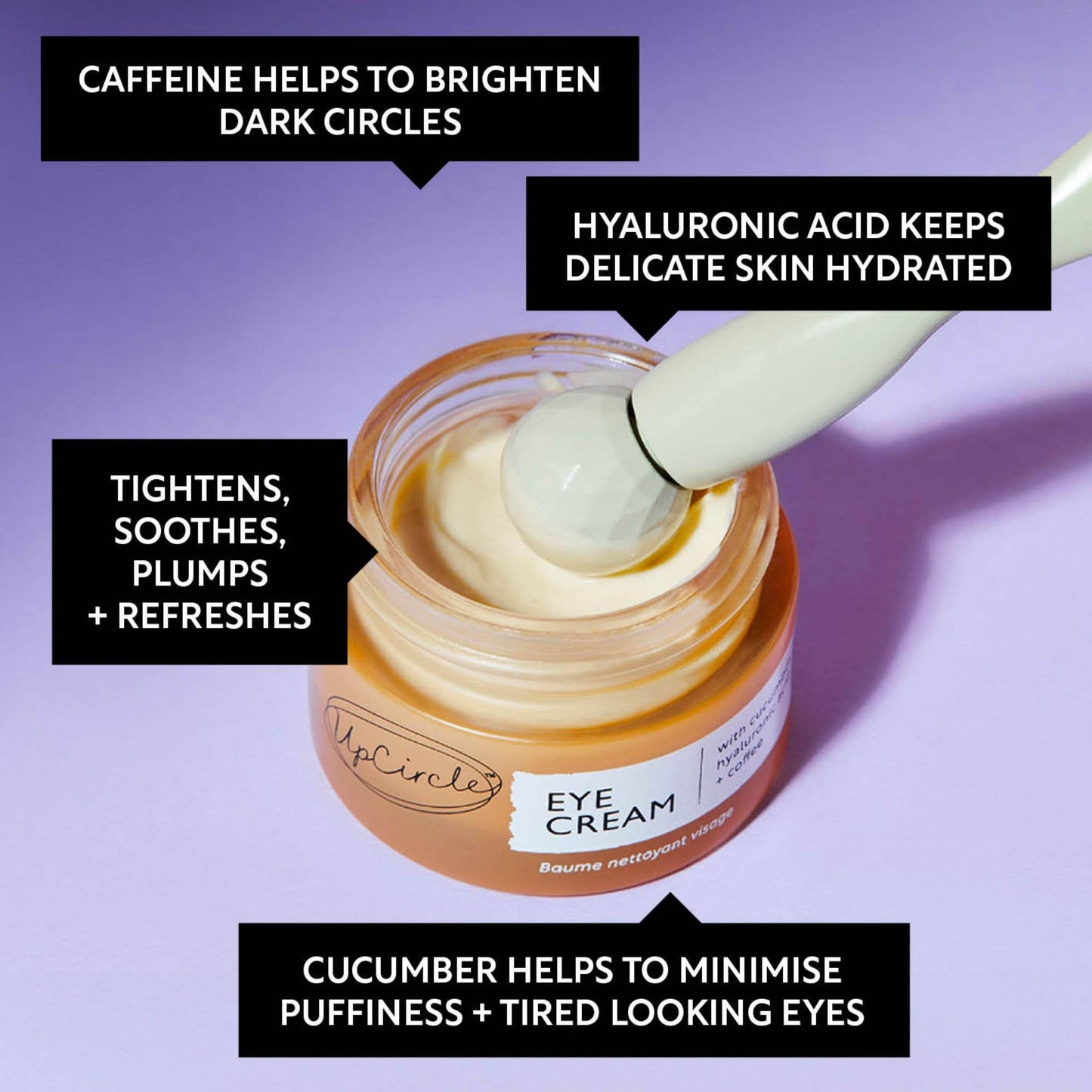 Hydrating Eye Cream with Hyaluronic Acid & Coffee Oil