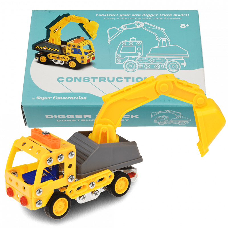 Digger Truck Construction Kit