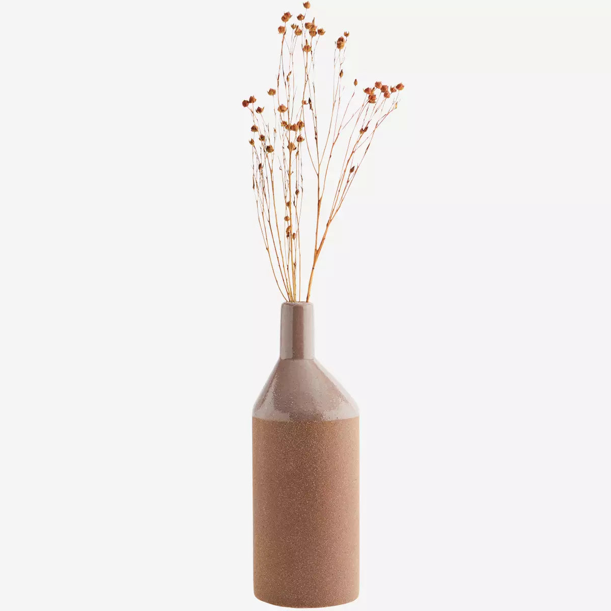 Stoneware Vase in Pink