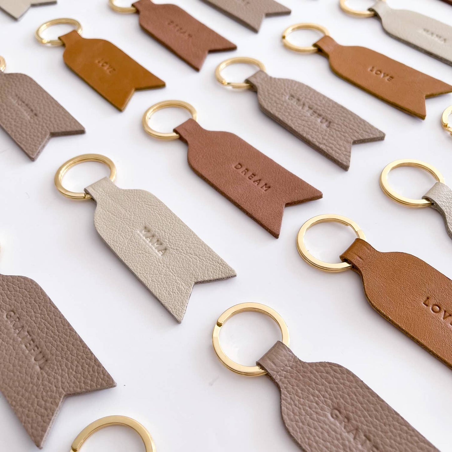 Daddy Cool Leather Keyring