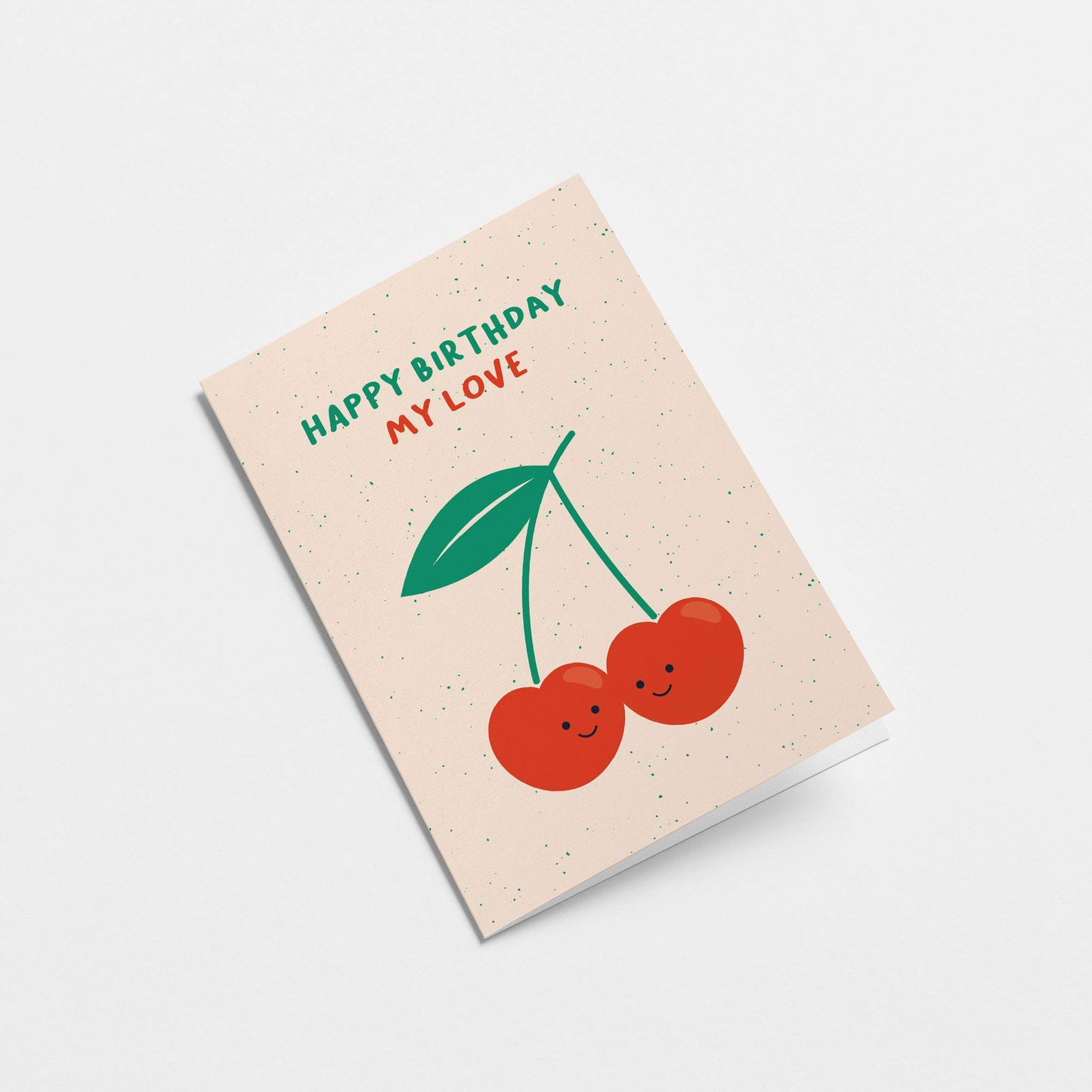 Happy birthday my love - Greeting Card: Cello free / English
