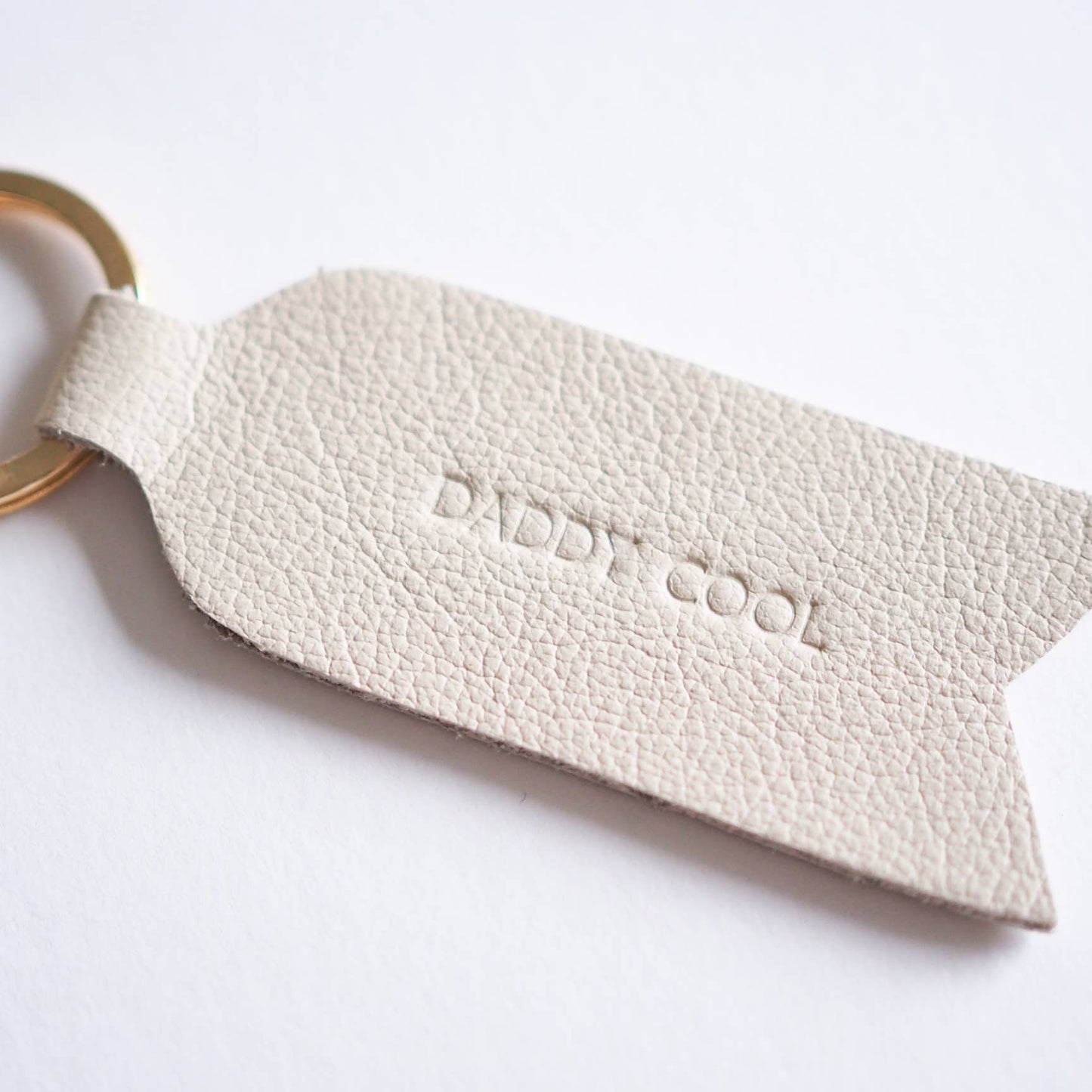 Daddy Cool Leather Keyring