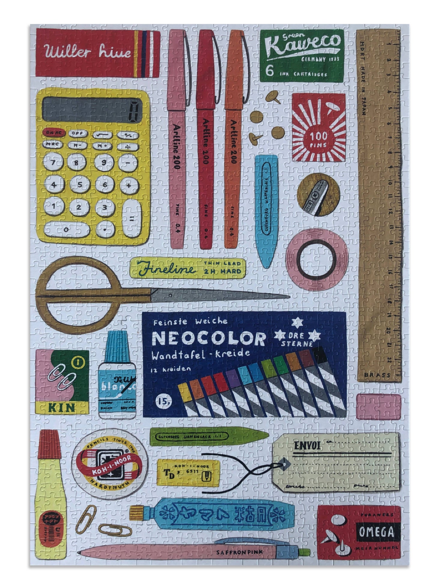 Stationery by Holly Maguire - 1,000 piece premium puzzle