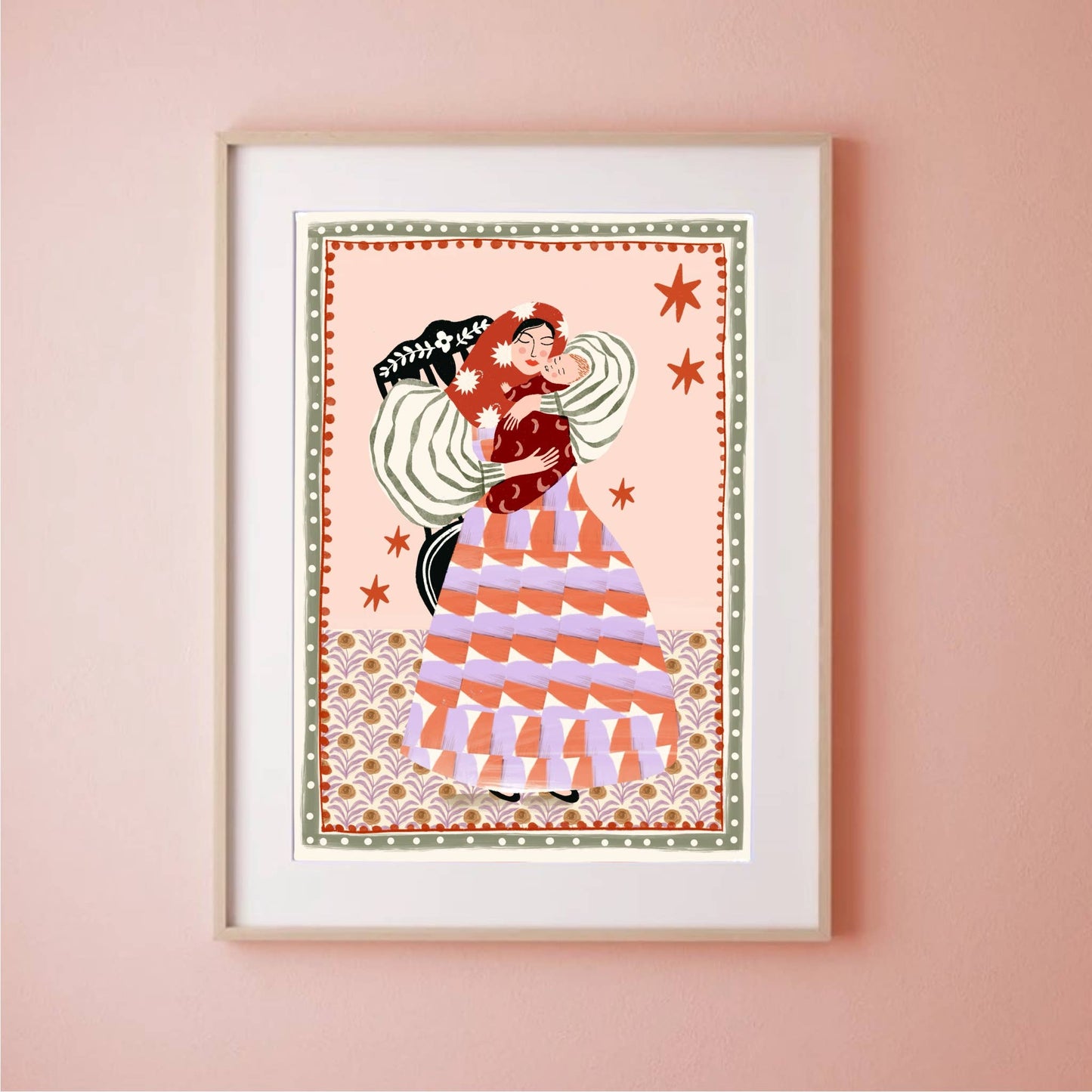 Folk Mum | Art Print