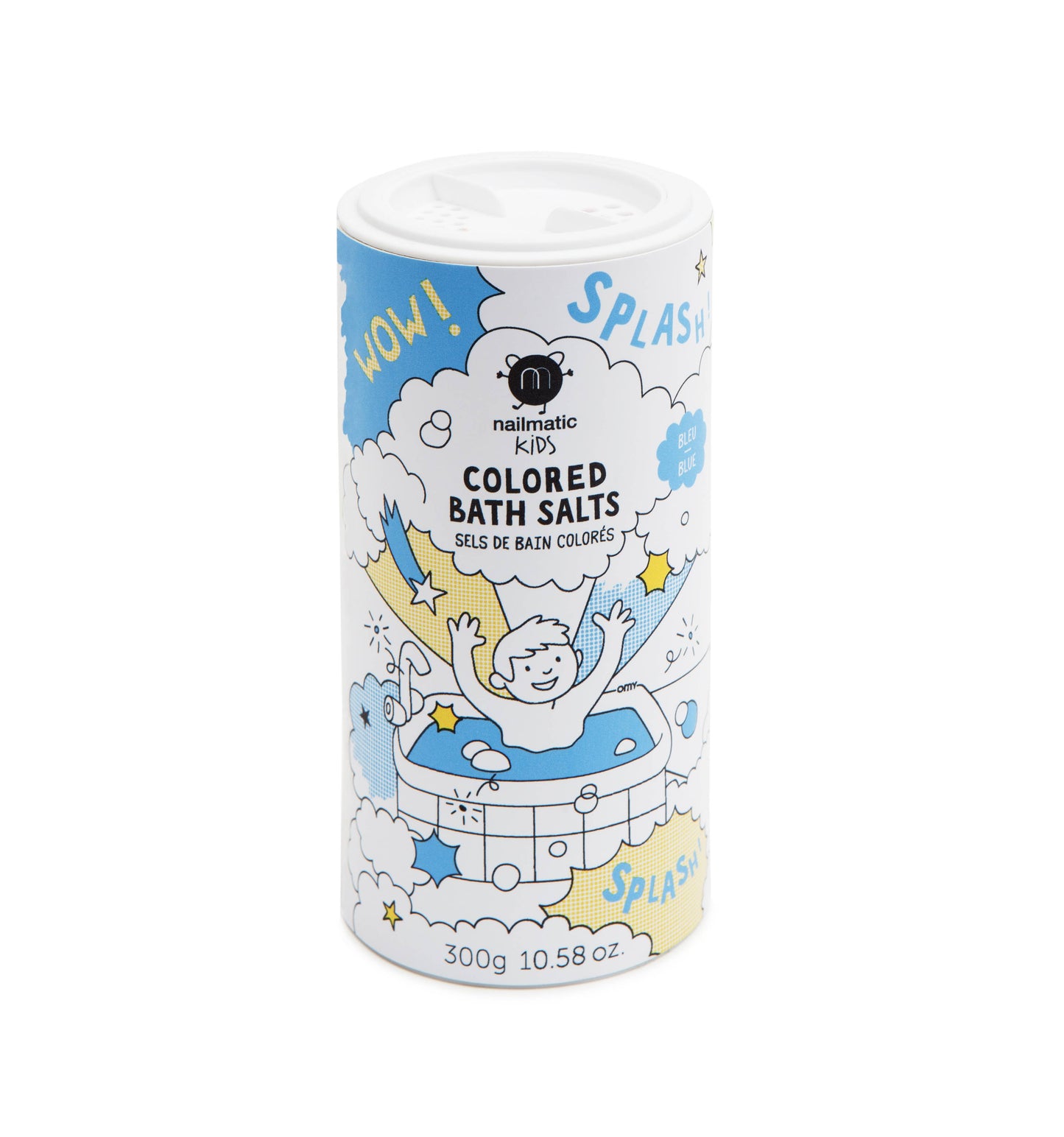 Nailmatic Foaming Bath Salts, Blue