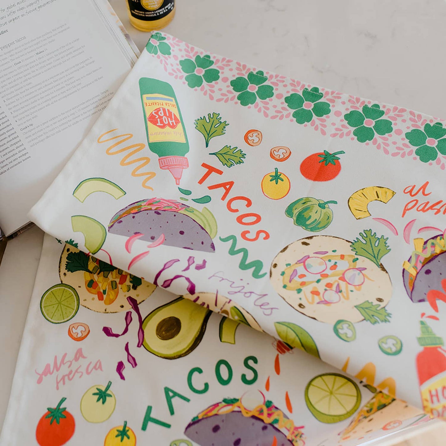 Tacos Organic Cotton Tea Towel