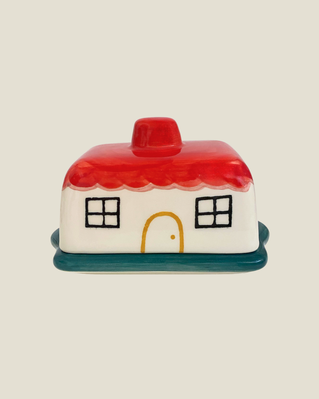 'La Maison de L’Amour' Ceramic Butter Dish
