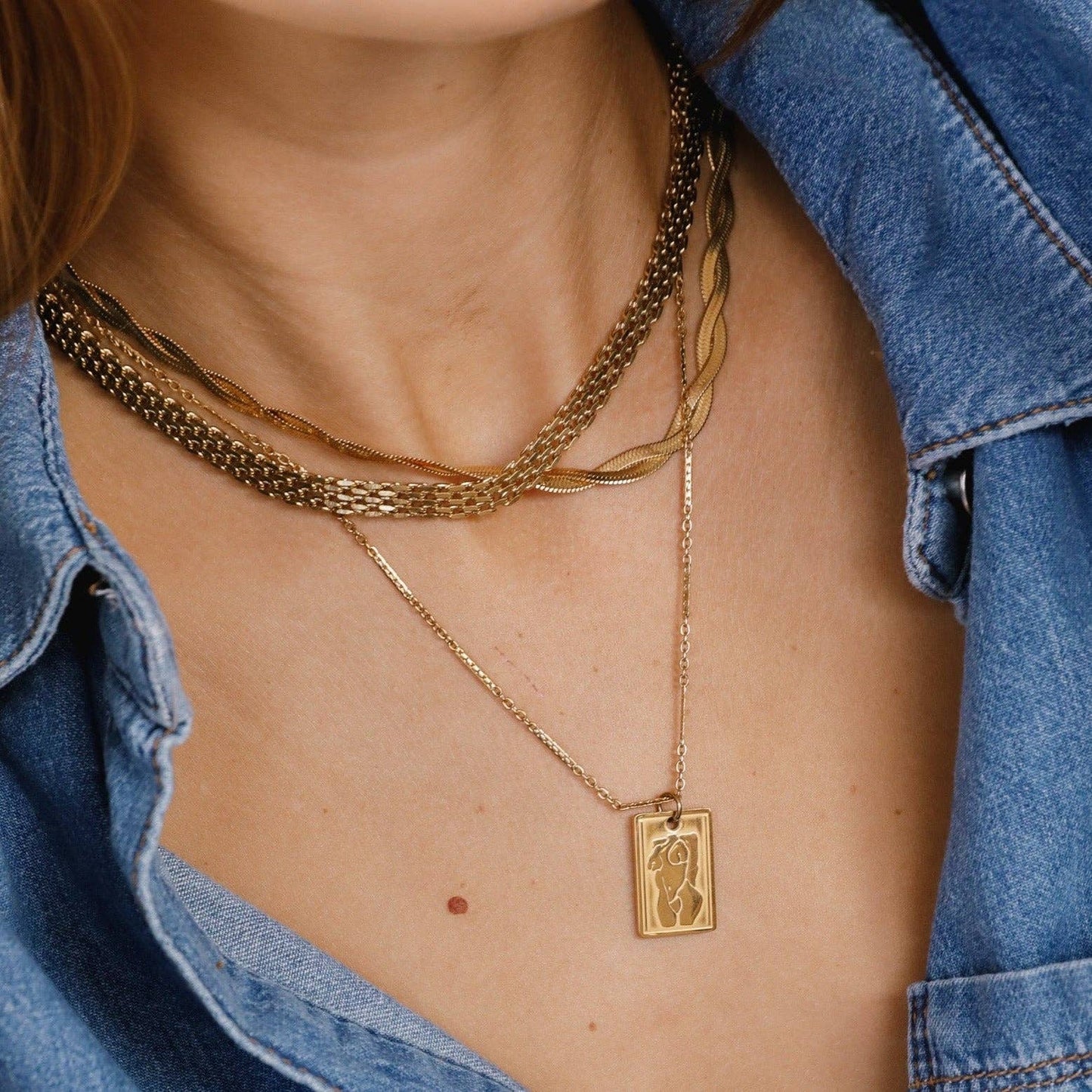 Braided Nassau Necklace | Waterproof