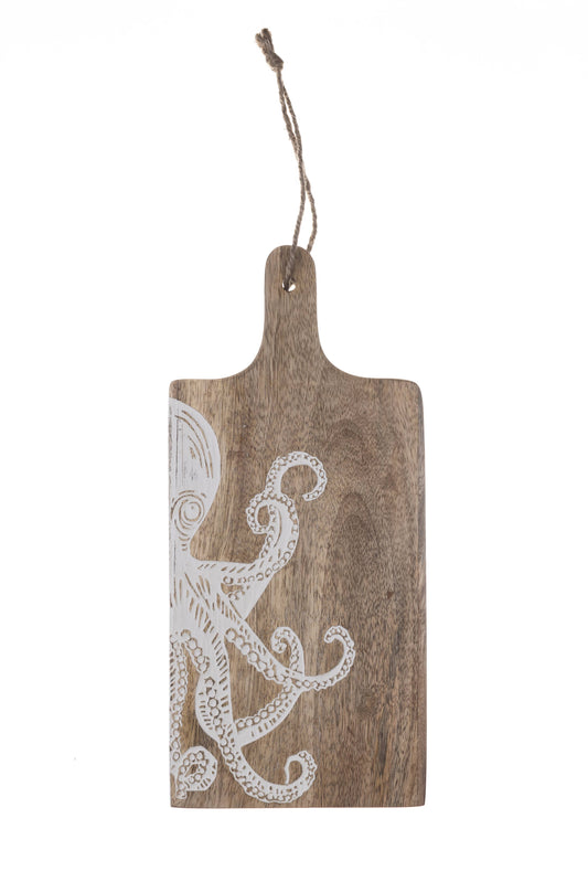 Chopping Board | Etched Octopus