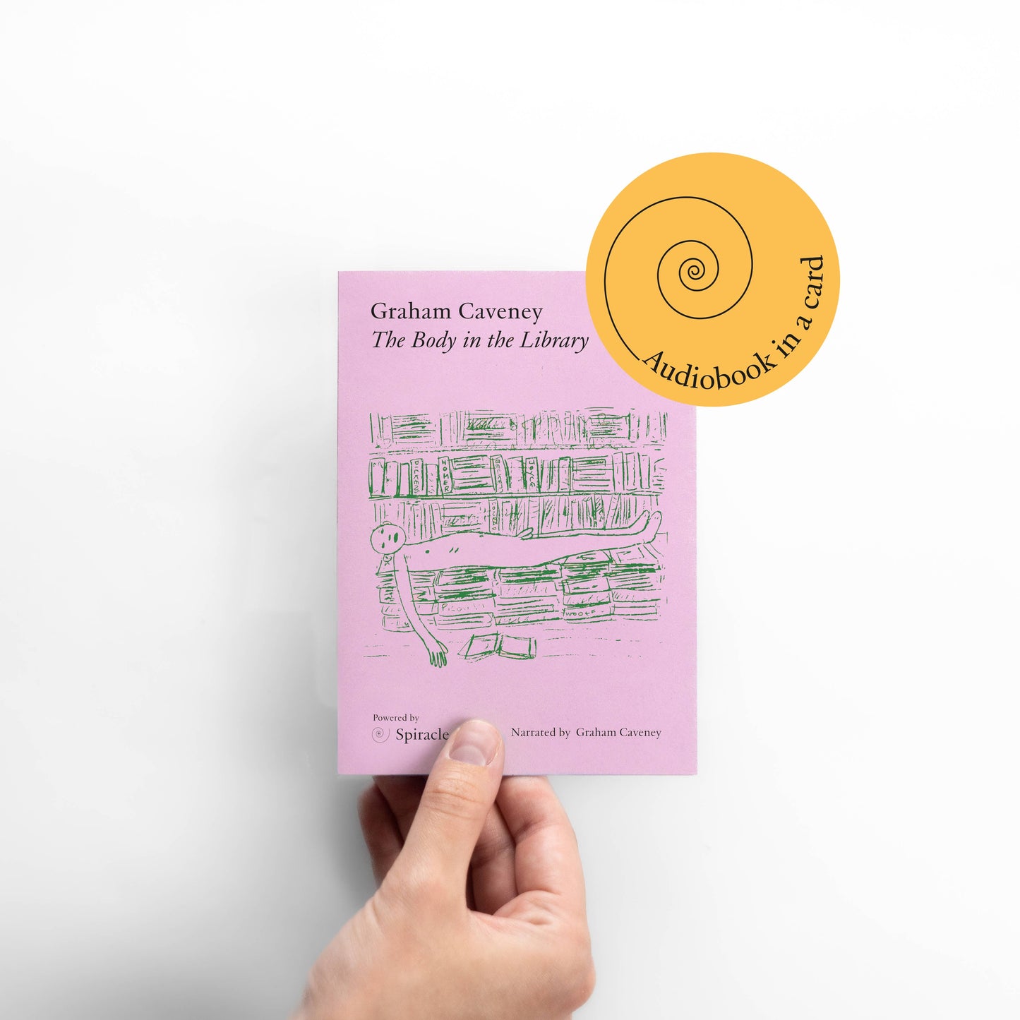 Audiobook in a Card: The Body in the Library