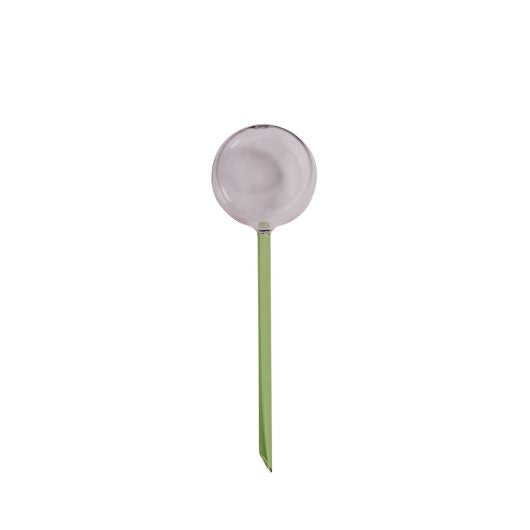Flora Aqua Self-Watering Globe for Houseplants | Pink & Green