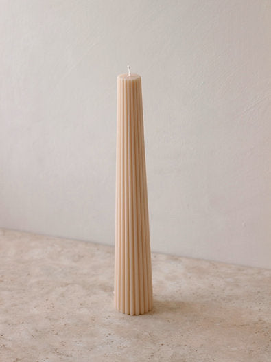 Fluted Dining Candle