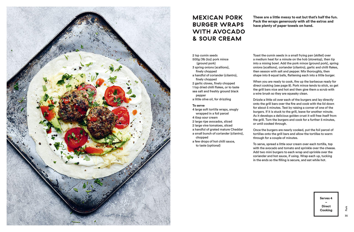 Fool Proof BBQ book recipe spread