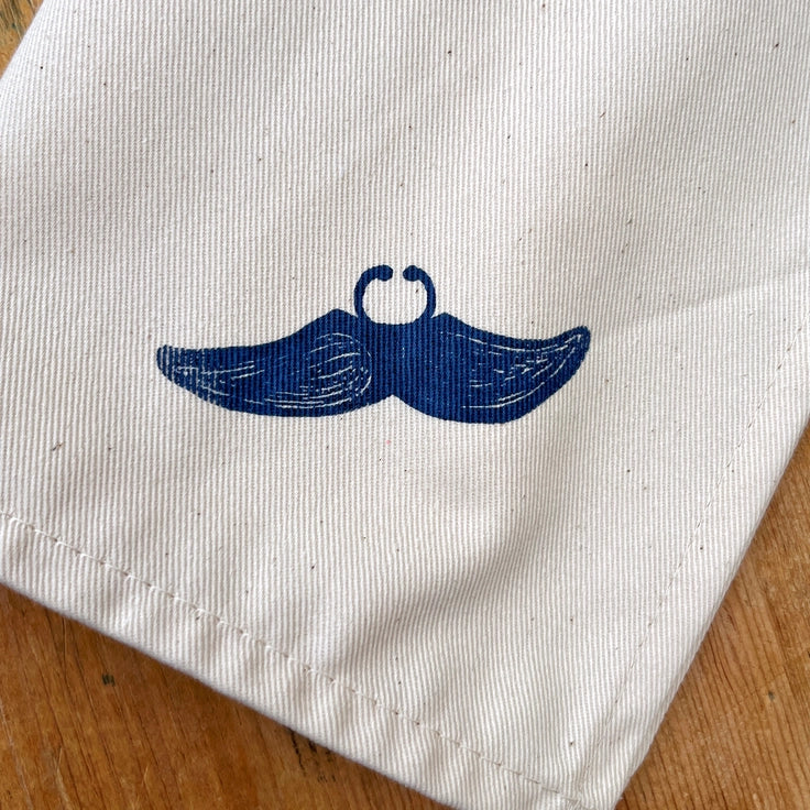 Set of 6 100% cotton Christmas Cracker Napkins by Lottie Day, featuring printed cracker prize