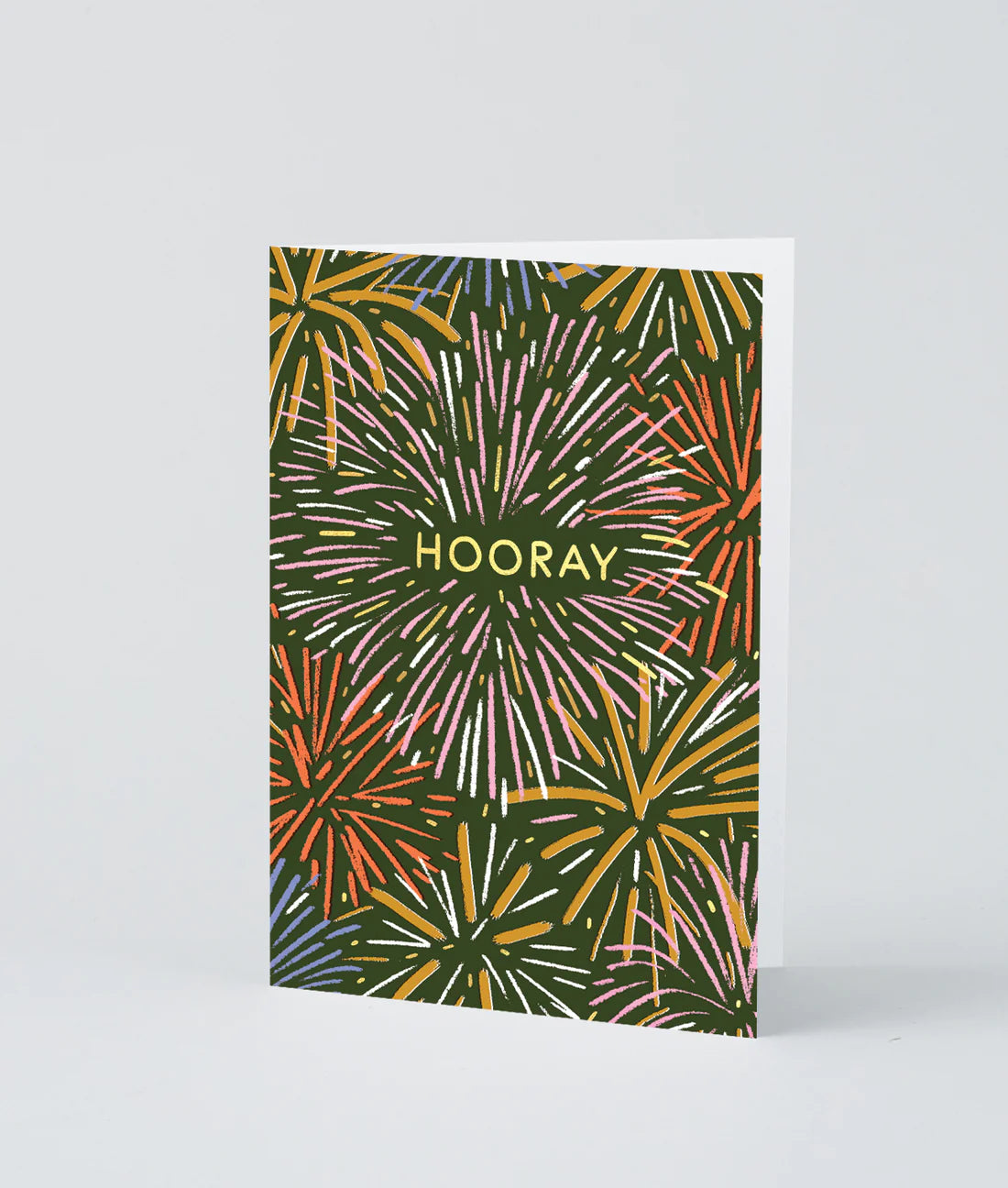 Hooray Fireworks Card