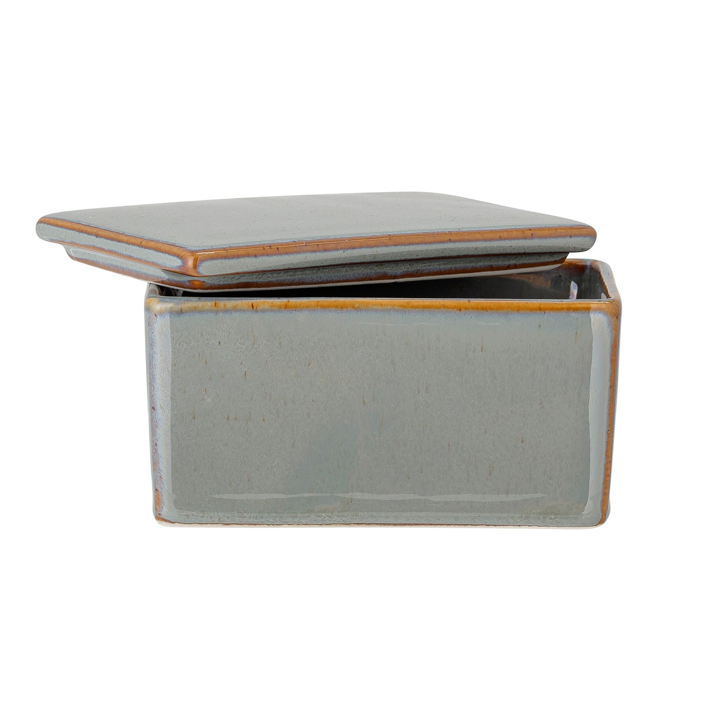 Pixie Butter Box in Green Stoneware