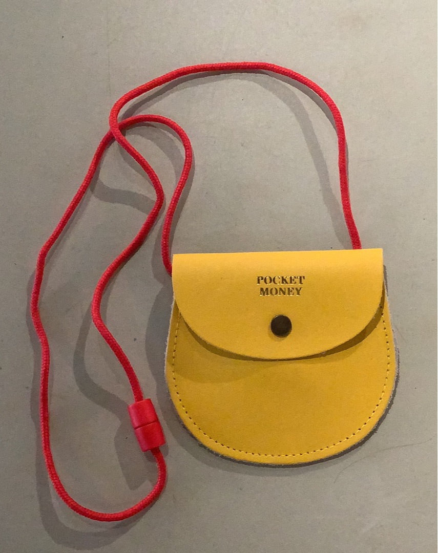 Leather Pocket Money Purse