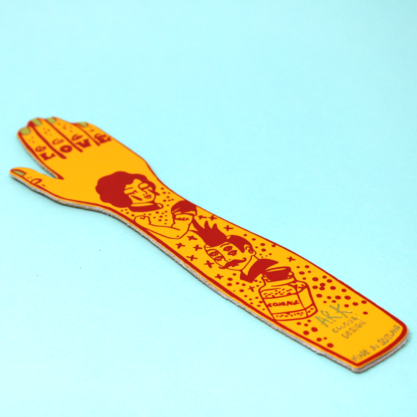 Tattooed Arm Bookmark