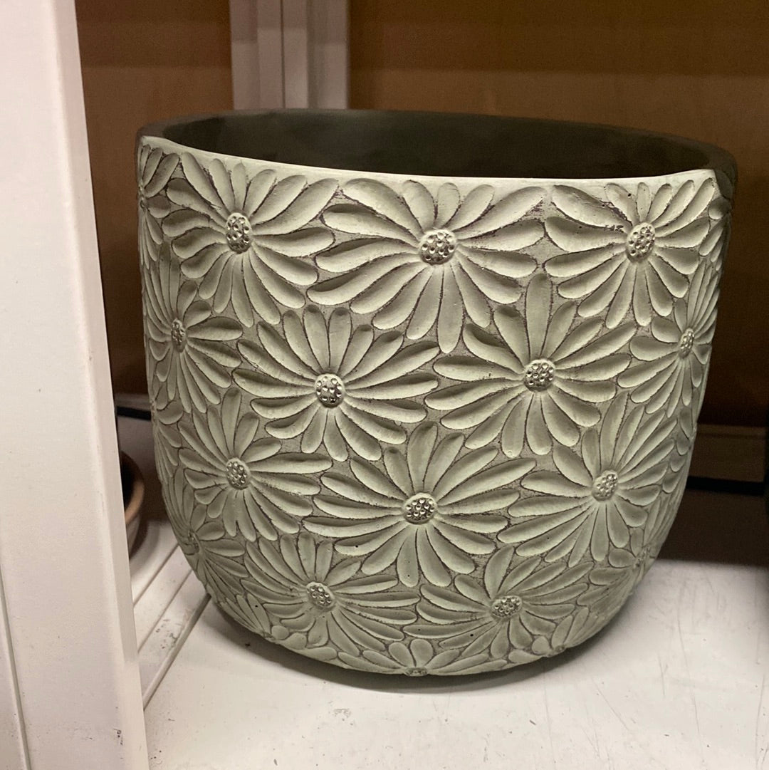Green flower design