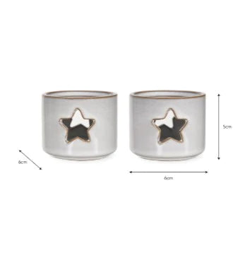 Ithaca Tealight Holders (set of 2)