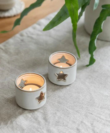 Ithaca Tealight Holders (set of 2)