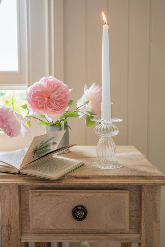 Medium Glass Candle Holder