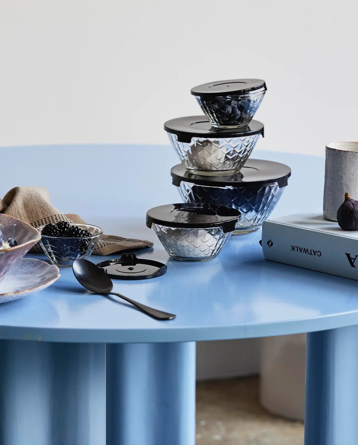 5 Piece Glass Bowl Set