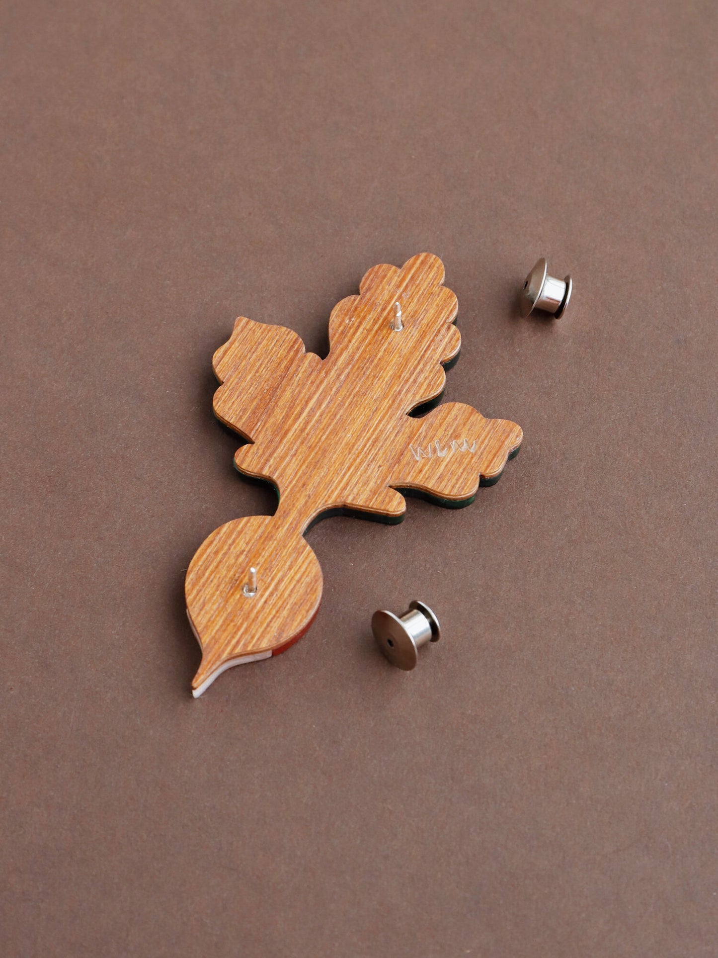 Radish Brooch