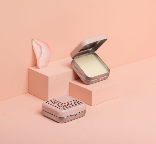 The Every Space 20ml Saucy balm by Lab Tonica is a stimulating blend of heady essential oils merged with organic coconut and vitamin E