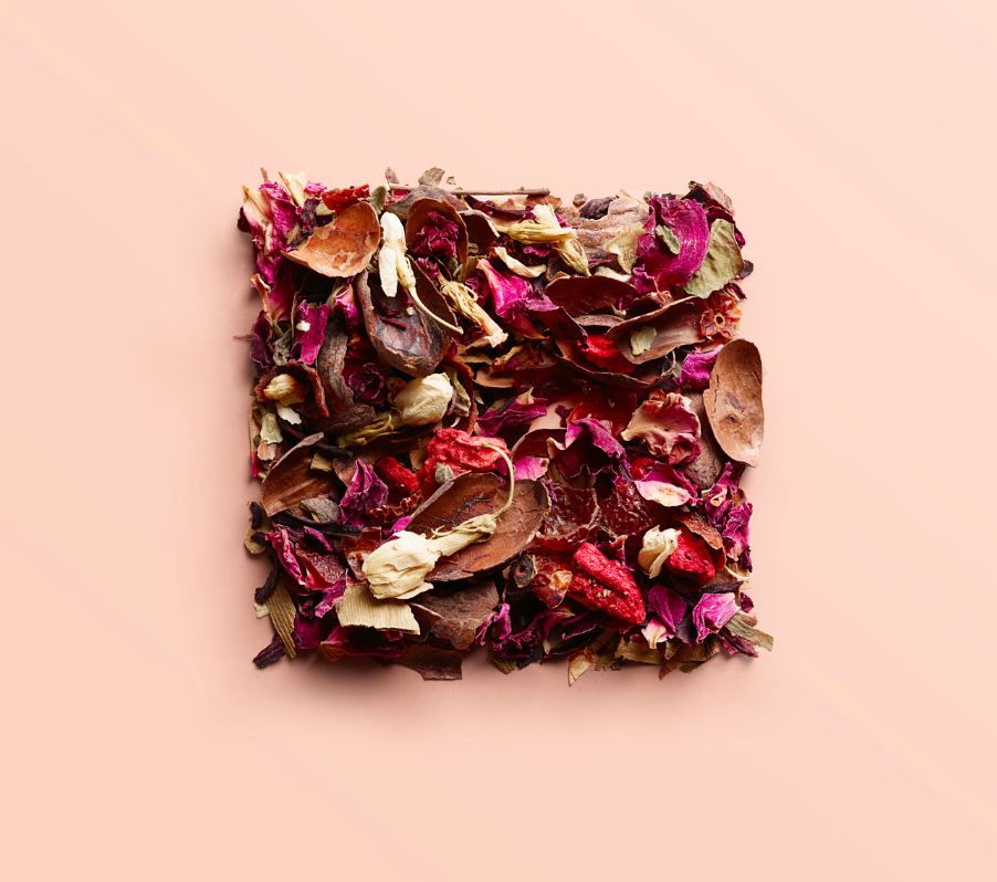 The Every Space 15 biodegradable Saucy herbal tea bags Infused with Gingko Biloba & Jasmine by Lab Tonica