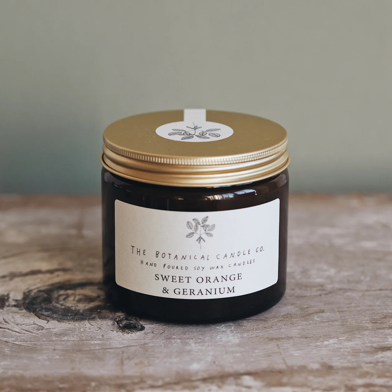 Sweet Orange & Geranium Soy Candle