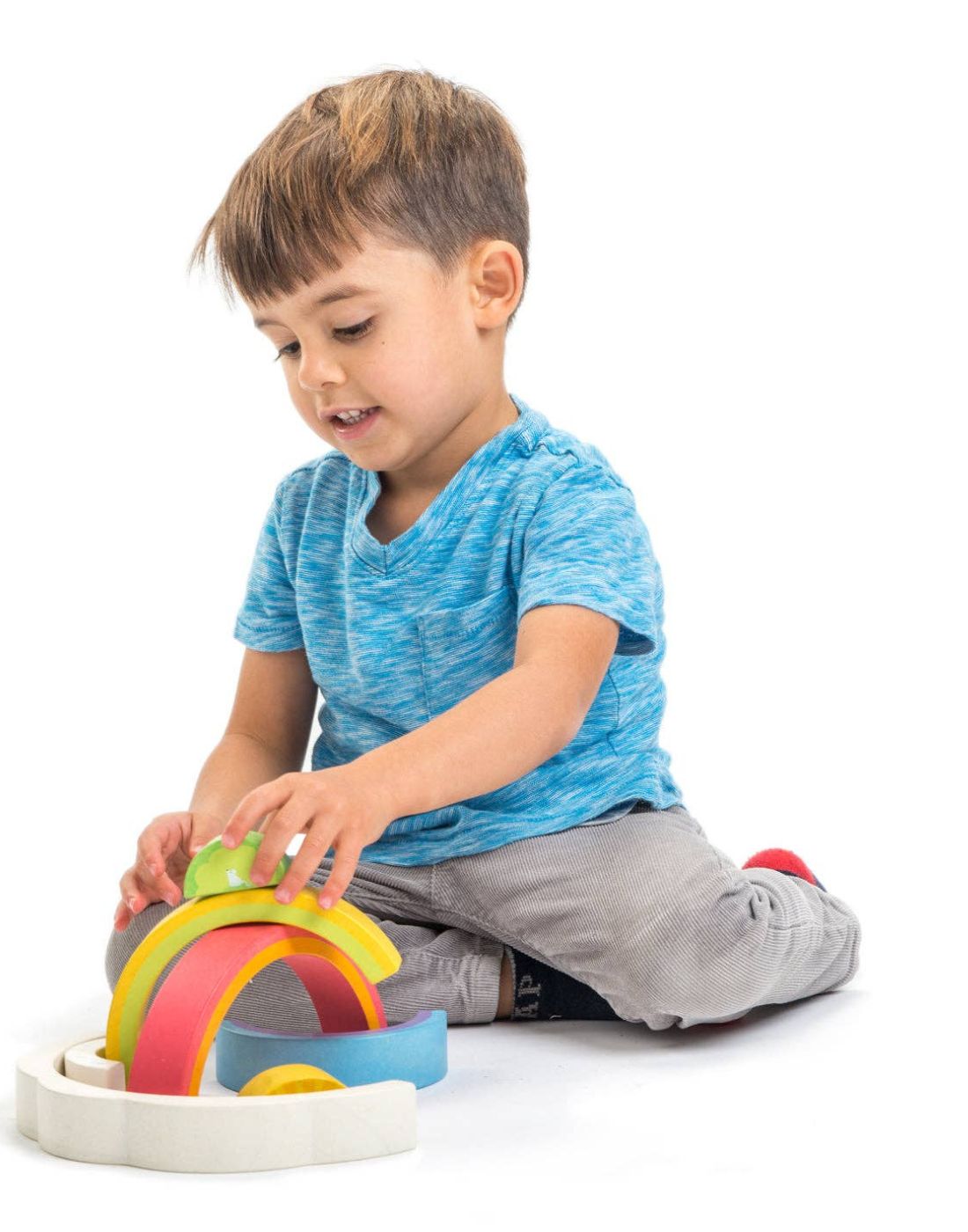 Rainbow Tunnel Wooden Toy