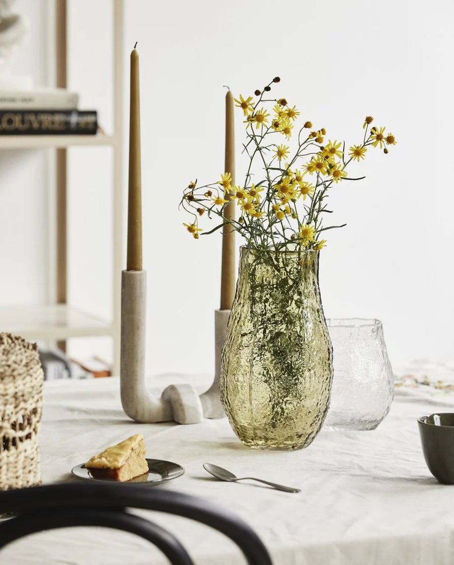 Vaca Marble Candle Holder