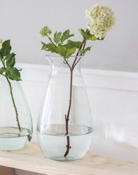 Quinton Vase Large in Recycled Glass by Garden Trading