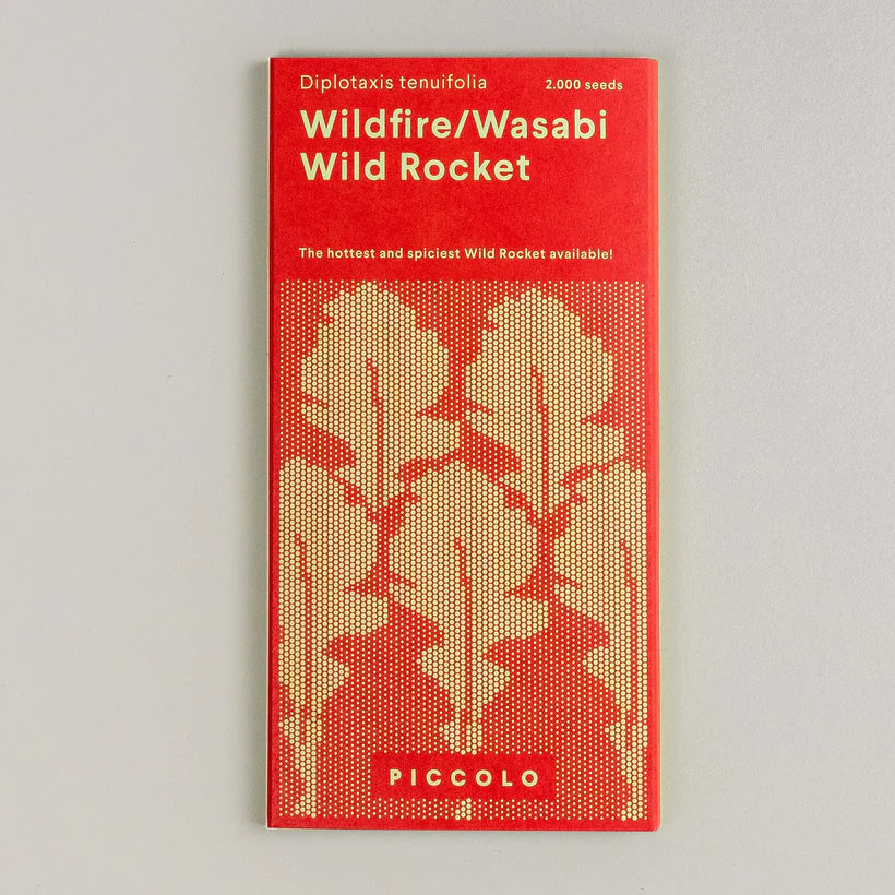Wildfire/Wasabi Wild Rocket Seeds by Piccolo 