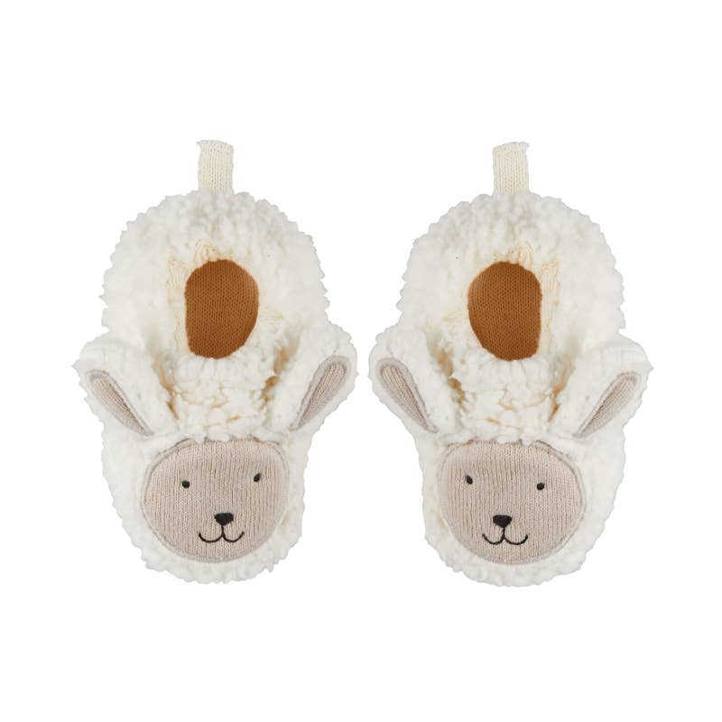 Sheep Cotton Knit Baby Booties