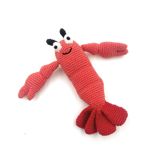 Baby Soft Toy Lobster rattle by Pebble